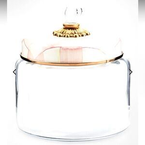 MacKenzie and Childs Rosy Check Canister🌸🌸